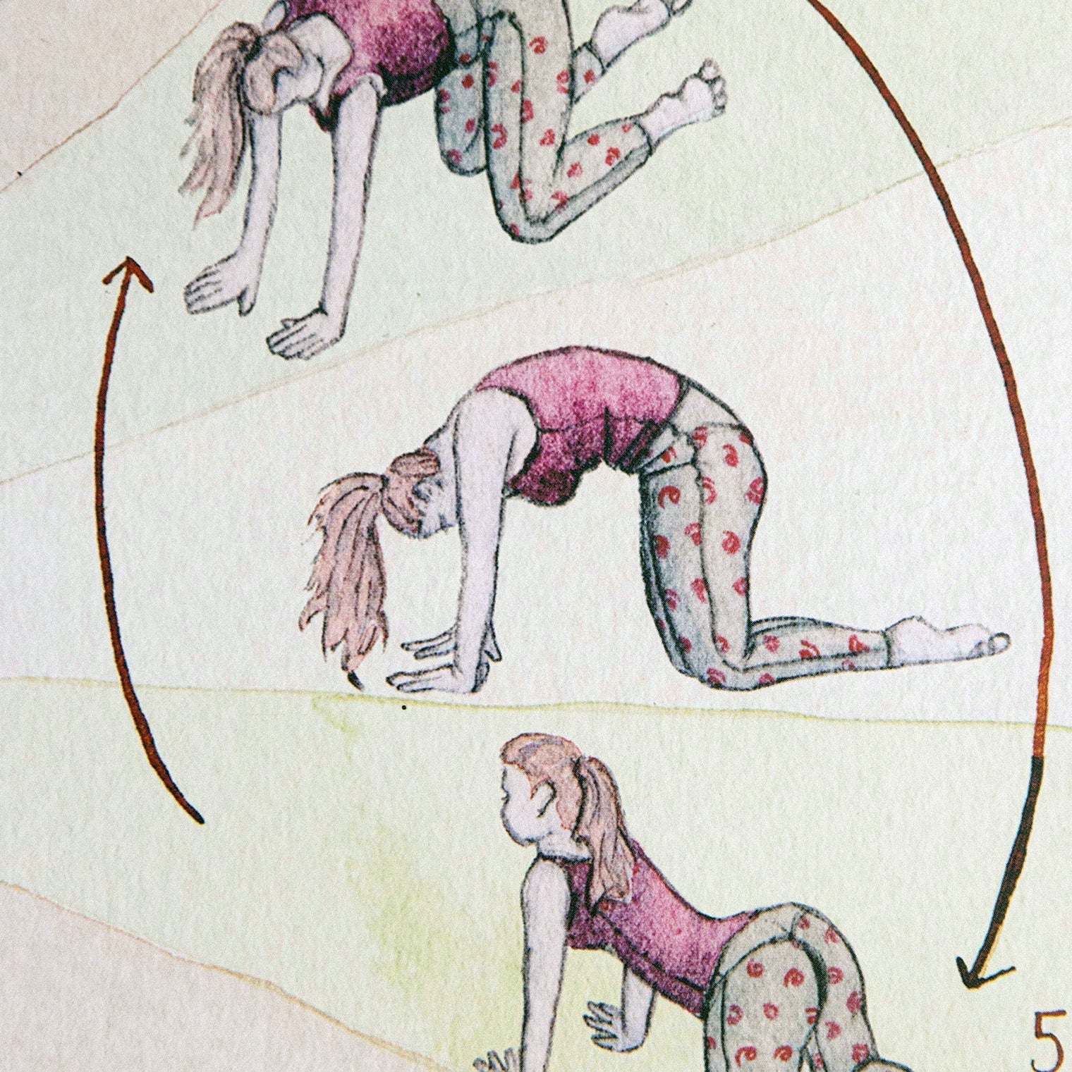 New Moon Yoga - Cat and Cow Poses