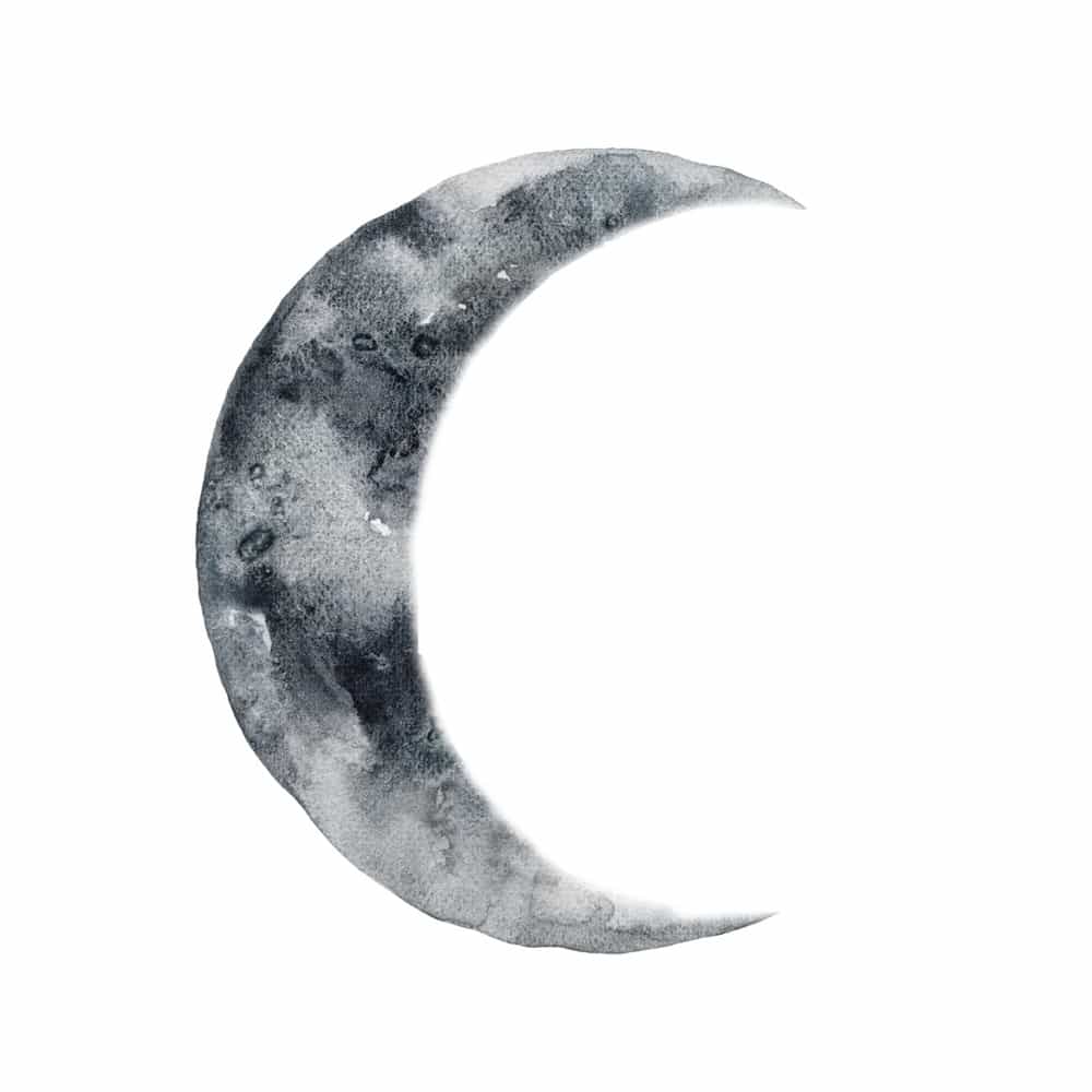 Dark Moon/Waning Crescent Moon 