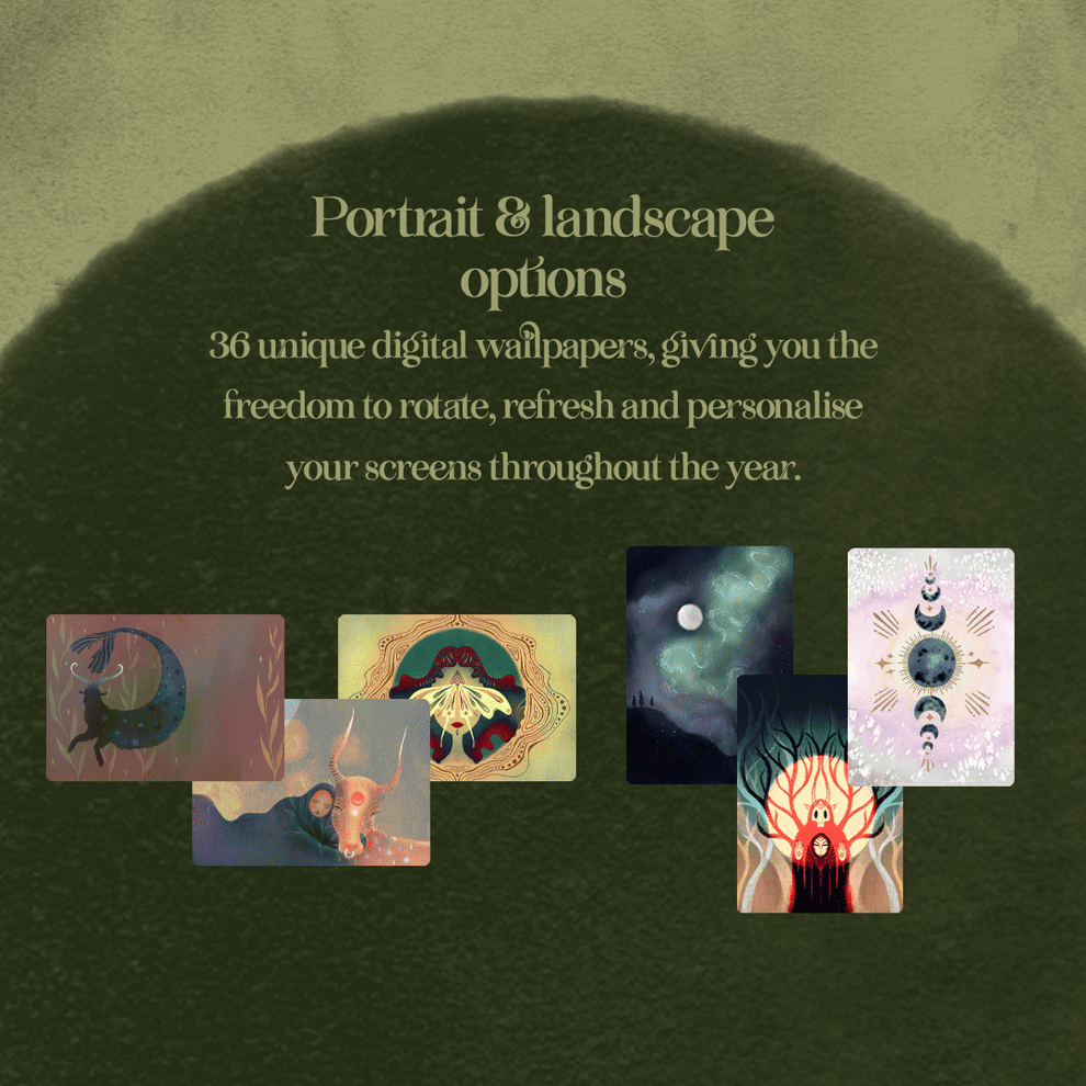 Digital Wallpaper Bundle – Moon Phase Studios