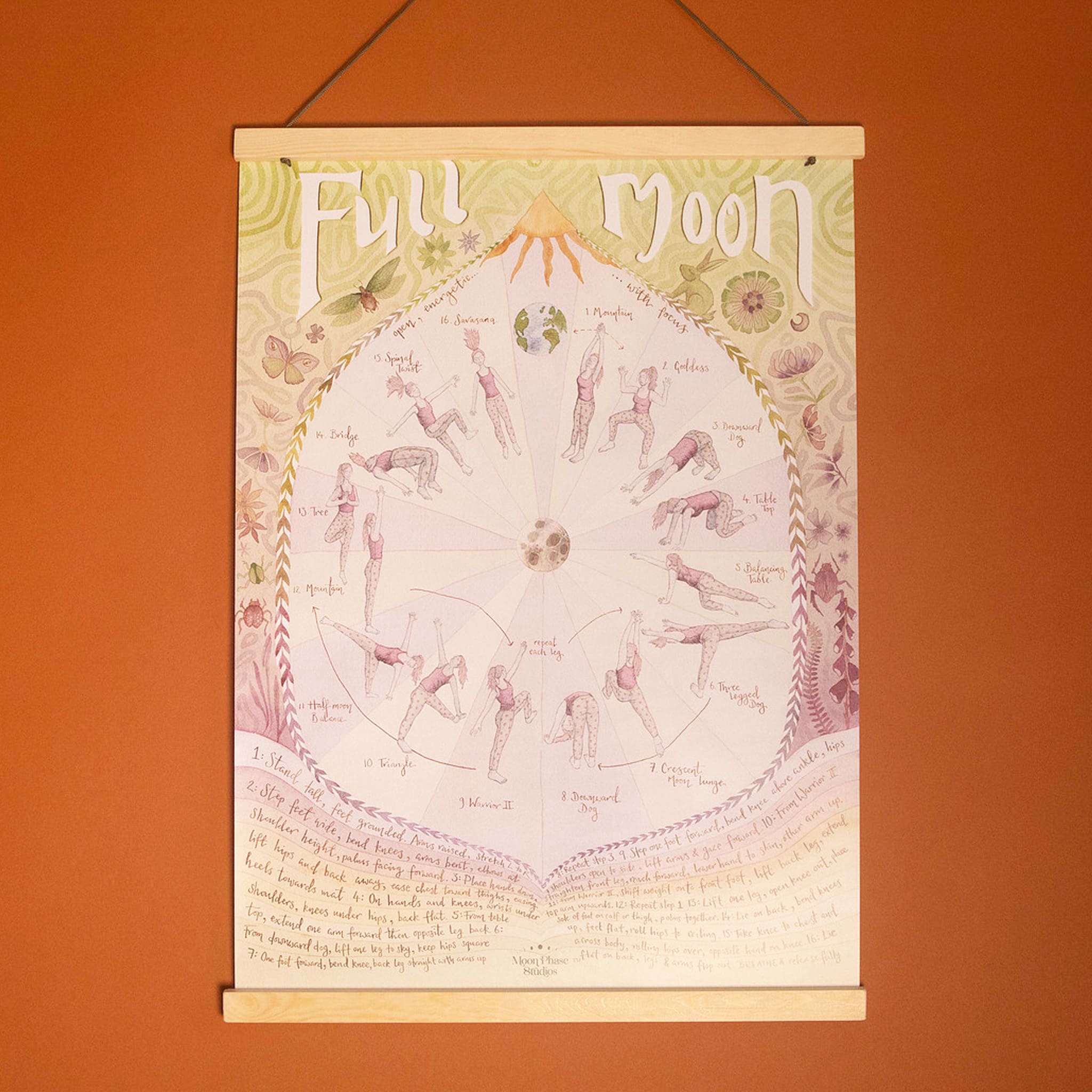 Yoga Print | New & Full Moon