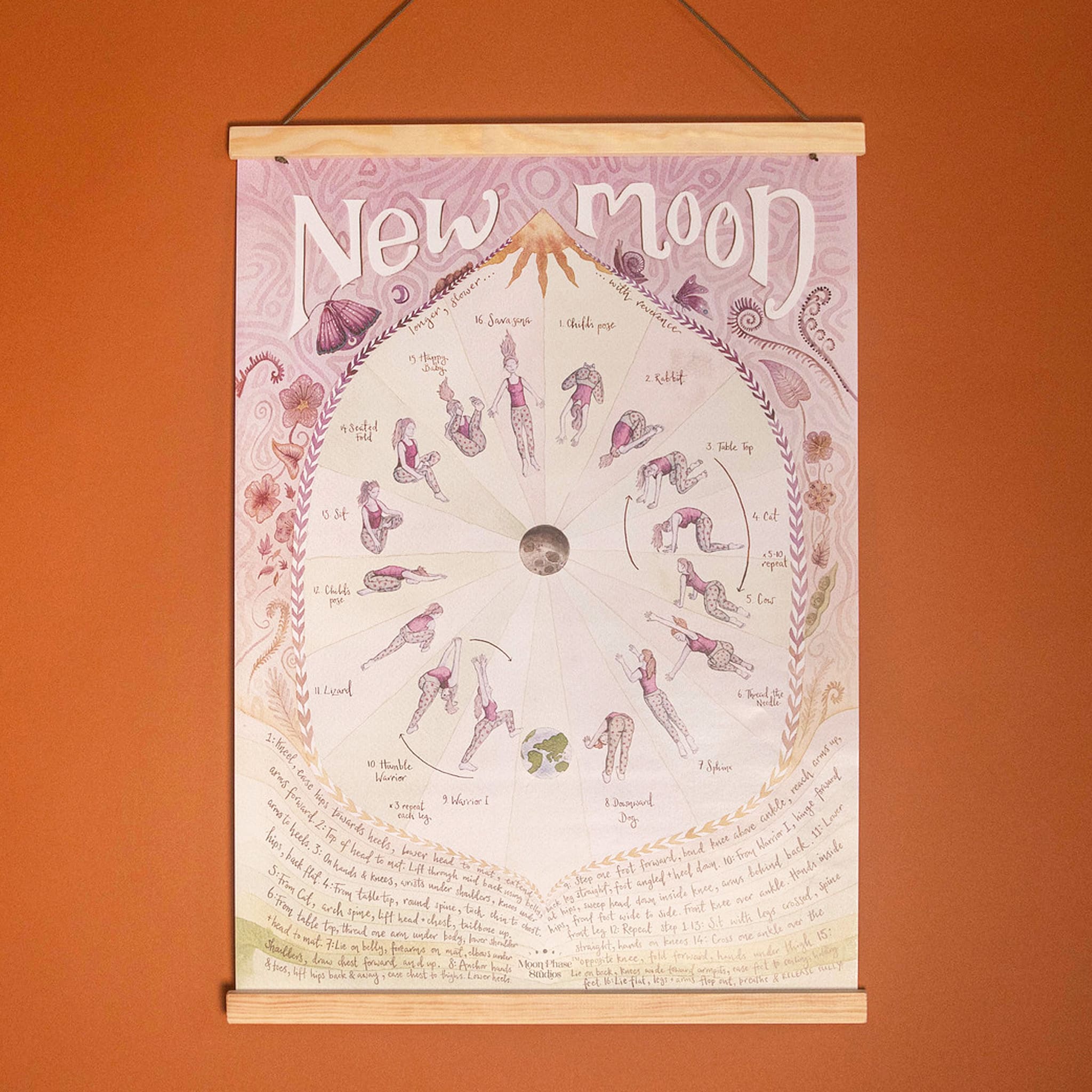 Yoga Print | New & Full Moon
