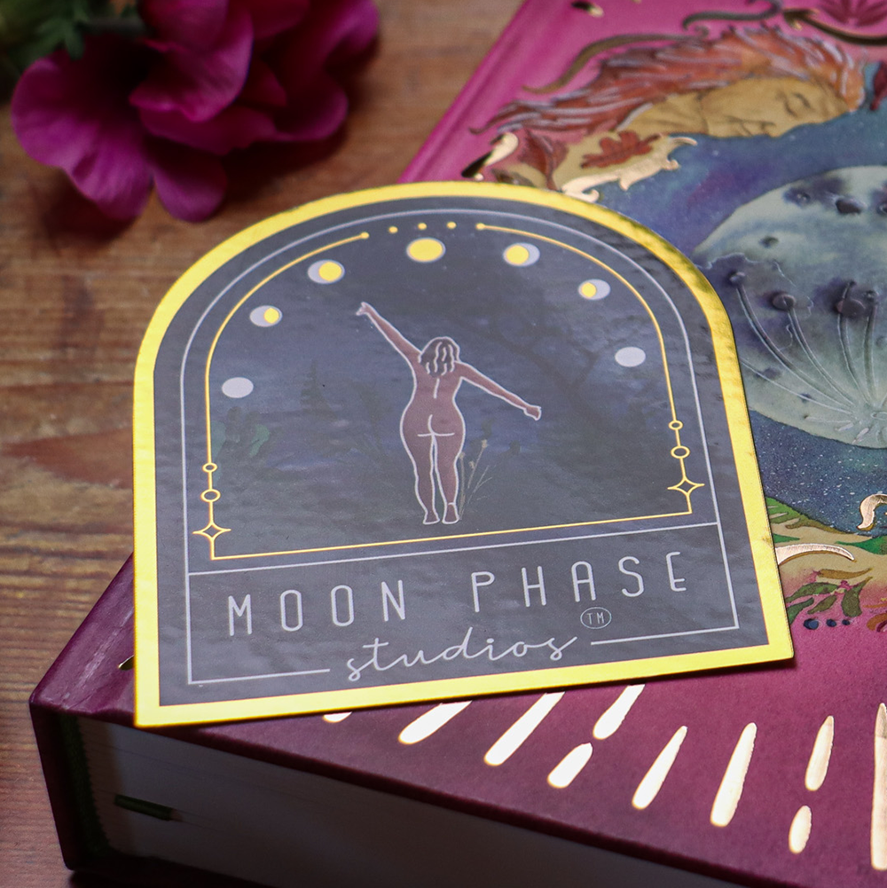 Moon Sticker Apple Moon Phase Sticker – Moon Phase Studios