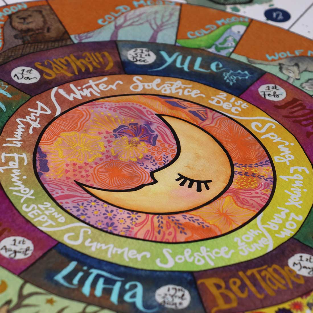 Buy Your Moon Phase Calendar 2024 UK Today โ Moon Phase Studio