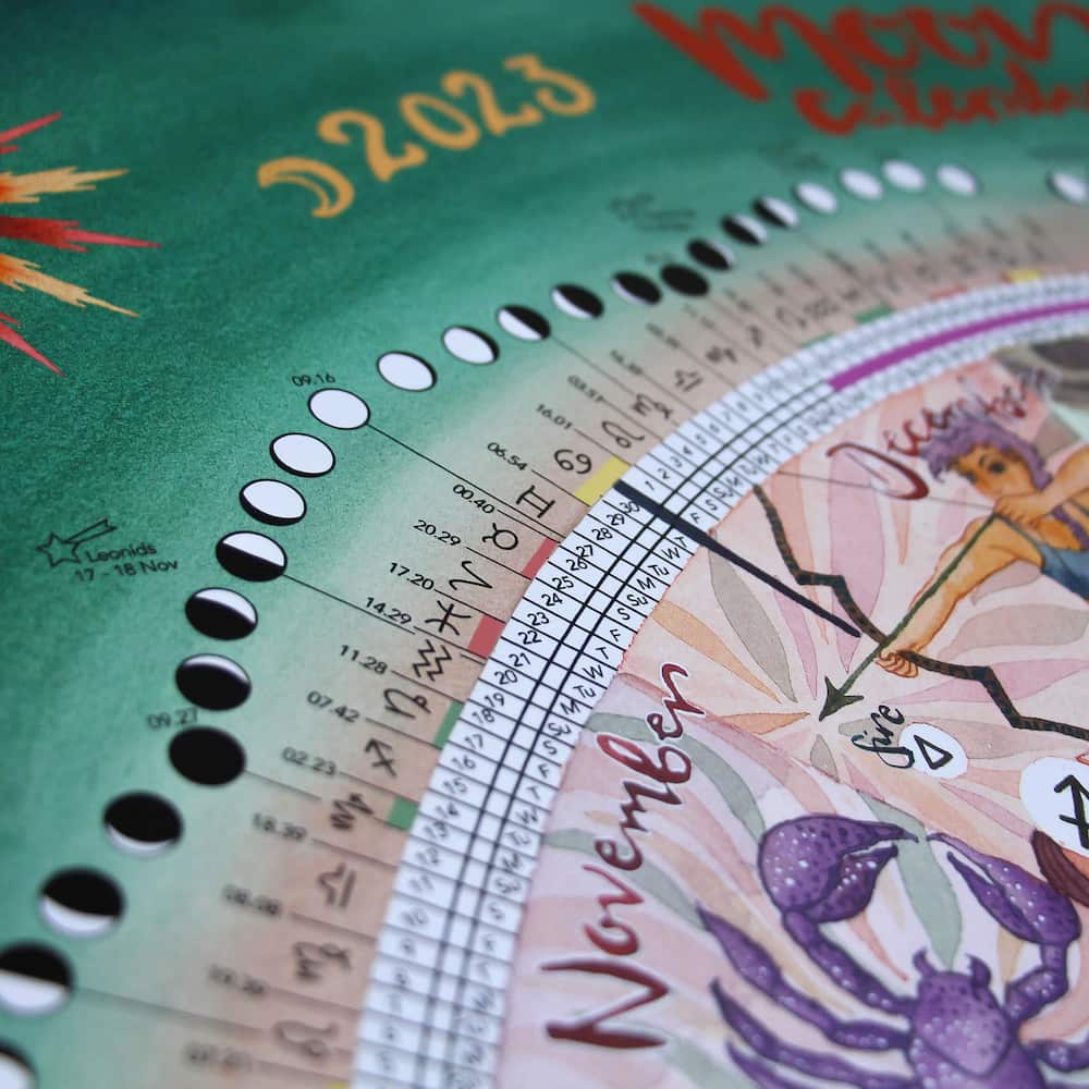 Moon Phase Calendar 2023 UK Moon Phase Studio